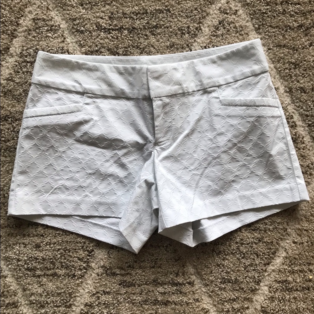 🌴Lilly Pulitzer Ellie Short -0- Resort White-NWOT